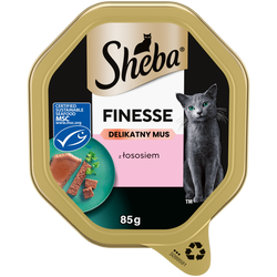 Sheba Finesse z łososiem w musie 85g