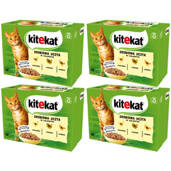 Kitekat mix smaków w galaretce 4x 12x 85g
