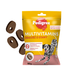 PEDIGREE® Multivitamins Dbałość o stawy - karma uzupełniająca dla dorosłych psów, o smaku kurczaka 180 g