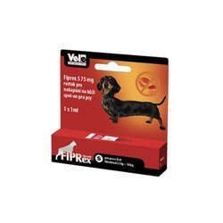 Fiprex Spot On Krople na kleszcze i pchły dla psa poniżej 10kg (rozm. S) op. 1szt.