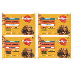 Pedigree Senior Wybór Smaków w galaretce 4x 4x 100g