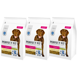Perfect Fit Adult dla dorosłych psów dużych ras, bogata w kurczaka 3x 2,6 kg