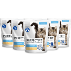 Perfect Fit™ (Junior <1) 6x750 g – sucha karma pełnoporcjowa dla kociąt, bogata w kurczaka