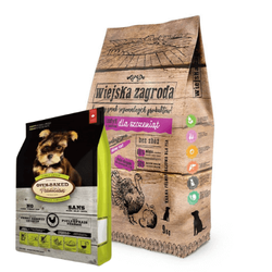 Wiejska Zagroda Indyk z jabłkiem dla szczeniąt 9kg + OBT Oven Baked Tradition Dog Food Puppy Small Breed 1kg