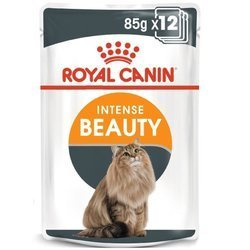 ROYAL CANIN Intense Beauty w sosie karma mokra w sosie dla kotów dorosłych, zdrowa skóra, piękna sierść