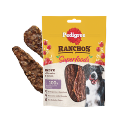 Pedigree Ranchos Superfoods indyk żurawina ryż 70g