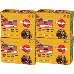 Pedigree Senior Wybór Smaków w galaretce 4x 12x 100g