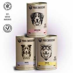 Paka Zwierzaka Mix smaków 3x400g