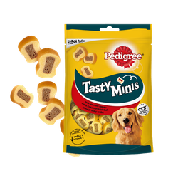 PEDIGREE Tasty Minis 155g - przysmak dla psów z wołowiną
