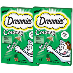 Dreamies Creamy z kocimiętką 2x 4x 10g