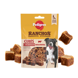 Pedigree Ranchos Cubes z wołowiną 70g
