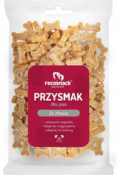 Recosnack Mięsna kosteczki ze strusiem 100g