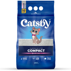 Catsby Compact lavender 20l żwirek bentonitowy