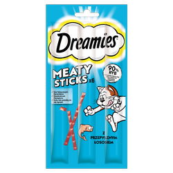 DREAMIES 30g – karma uzupełniająca dla dorosłych kotów, z wybornym łososiem