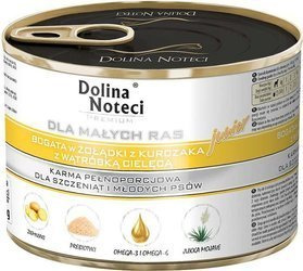 Dolina Noteci Junior żołądki kurczaka i wątróbka cielęca 185g