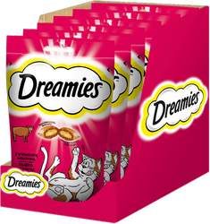 Dreamies z wołowiną przysmaki dla kota 6x 60g