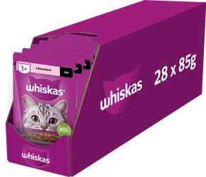 WHISKAS Adult saszetka łosoś 28x85 g