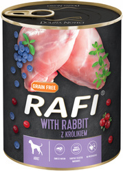 Rafi królik borówka żurawina dla psa 800g