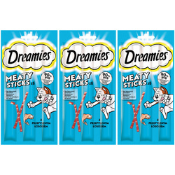 Dreamies Meaty Sticks Łosoś 3x 30g