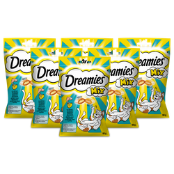 DREAMIES MIX 6x60g – przysmak dla kota, z serem i o smaku łososia