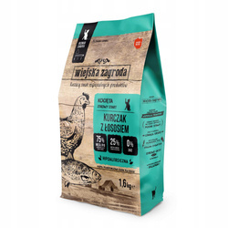 WIEJSKA ZAGRODA Karma dla kota kurczak łosoś 10KG