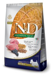 N&D Low Grain Lamb, Blueberry Adult mini dog 7kg