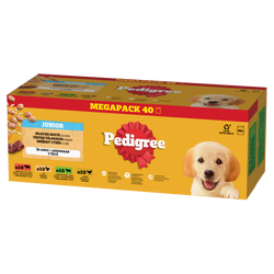 Pedigree Junior Wybór Smaków z ryżem 40x 100g
