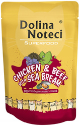 DNP SF dla kota kurczak, wołowina z doradą 85g